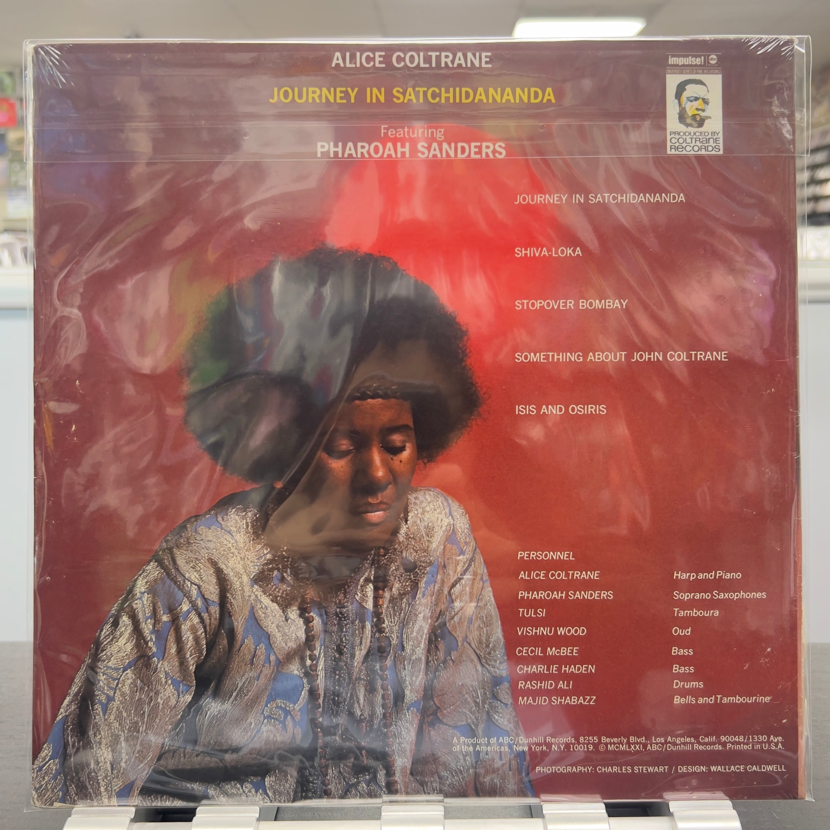 Alice Coltrane Featuring Pharoah Sanders - Journey In Satchidananda - LP