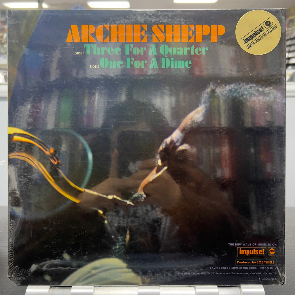 Archie Shepp - Three For A Quarter One For A Dime - LP