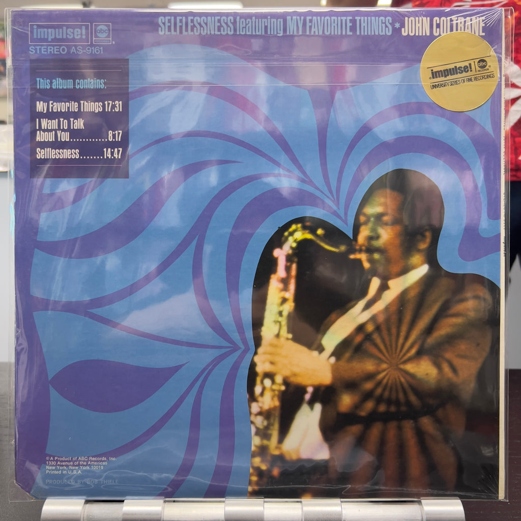 John Coltrane - Selflessness Featuring My Favorite Things - LP