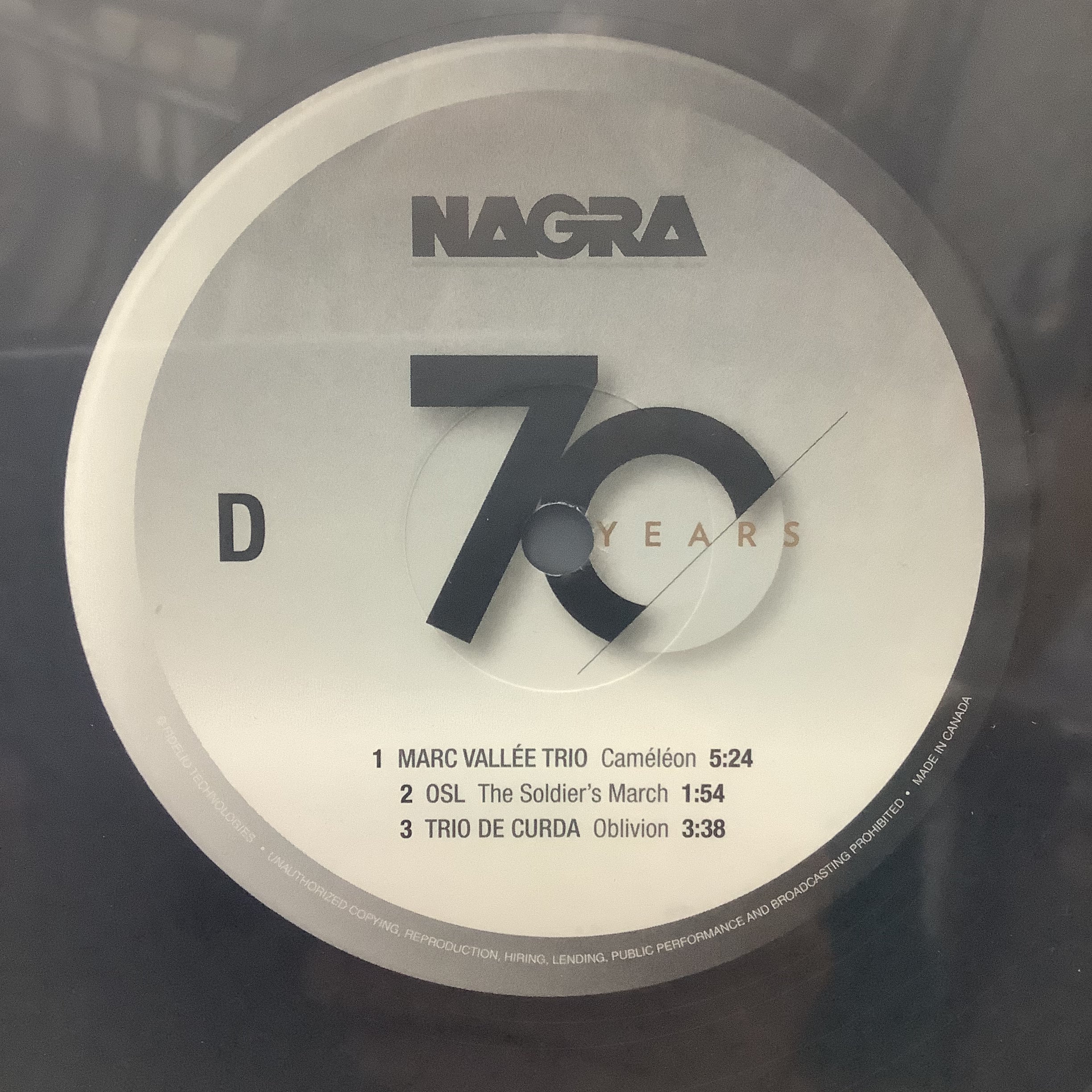 Various - Nagra 70th Anniversary Collection Album - LP