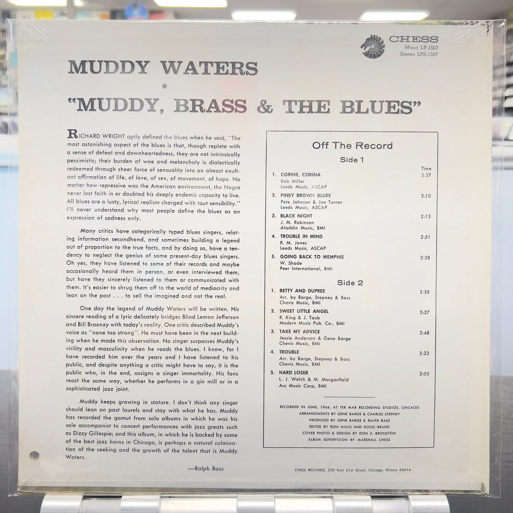 Muddy Waters - Muddy, Brass & The Blues - LP
