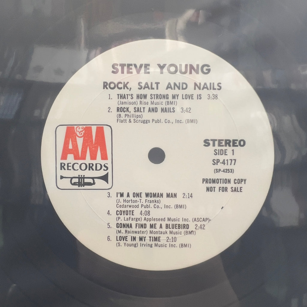 Steve Young - Rock Salt & Nails - Promo LP