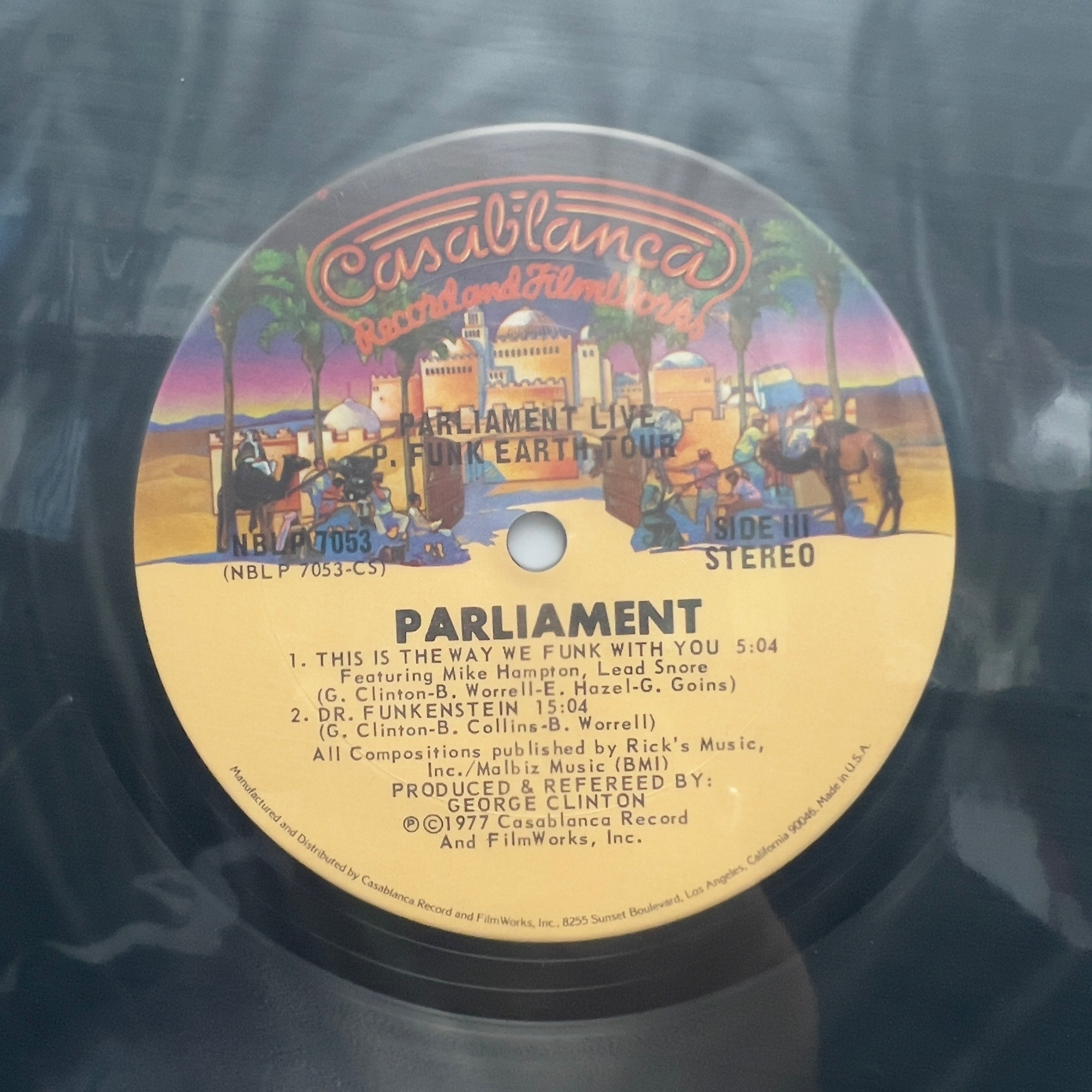 Parliament - Live (P.Funk Earth Tour) - LP