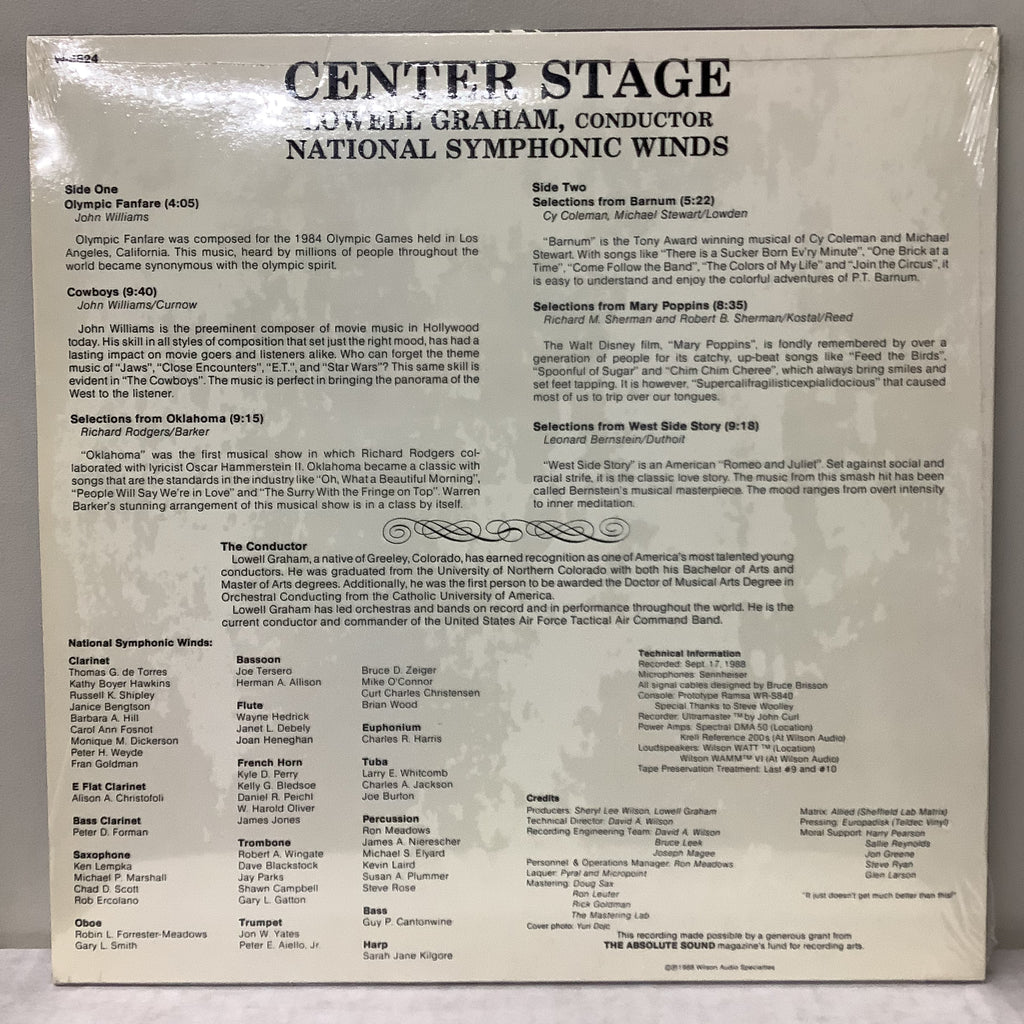Lowell Graham - Center Stage - Wilson Audiophile LP