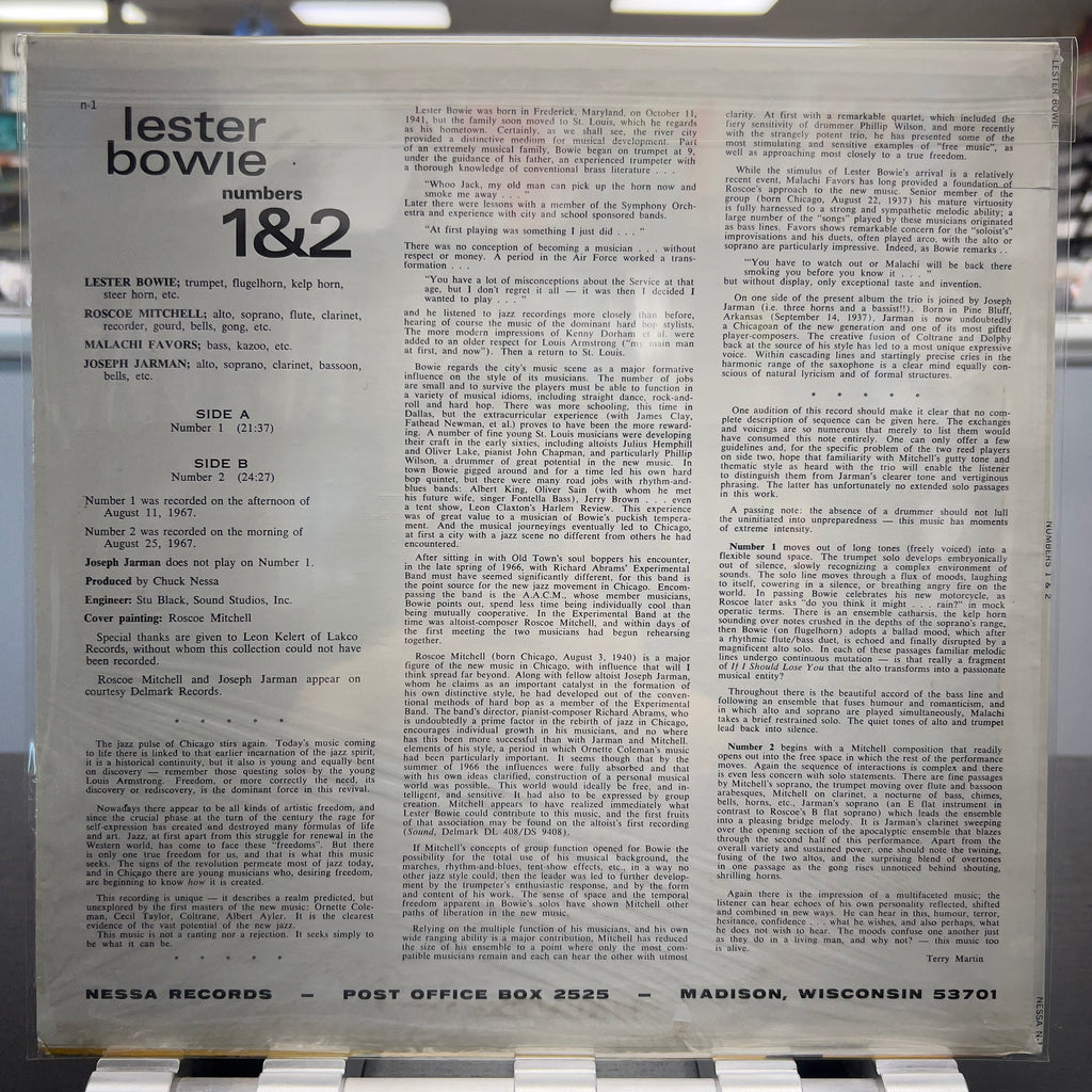 Lester Bowie - Numbers 1&2 - LP