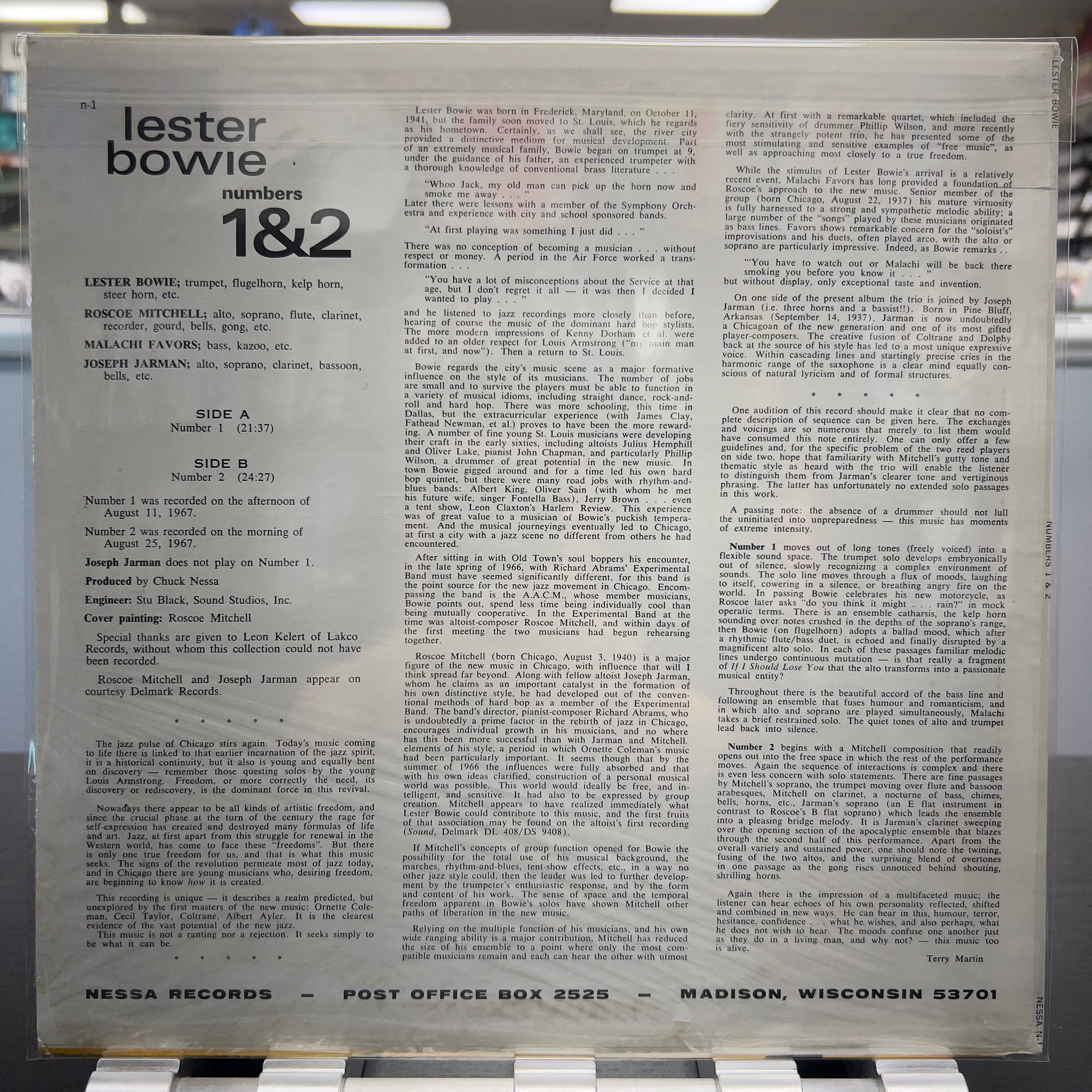 Lester Bowie - Numbers 1&2 - LP