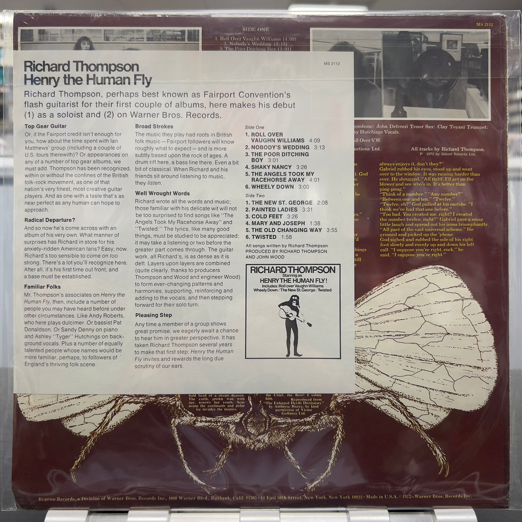 Richard Thompson - Henry The Human Fly! - LP