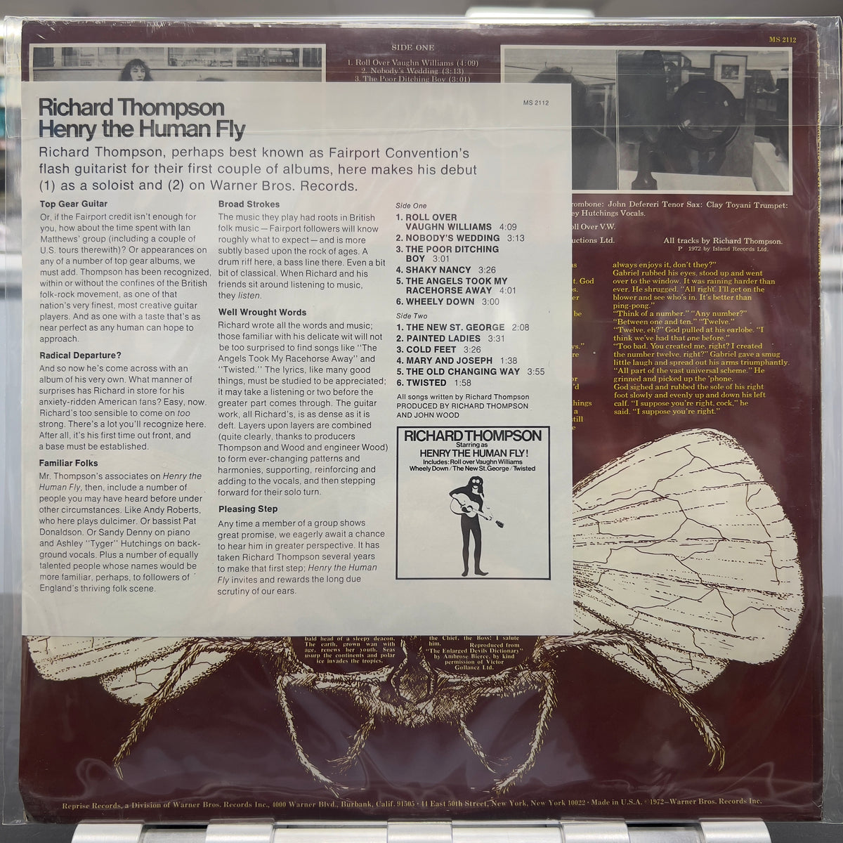 Richard Thompson - Henry The Human Fly! - LP