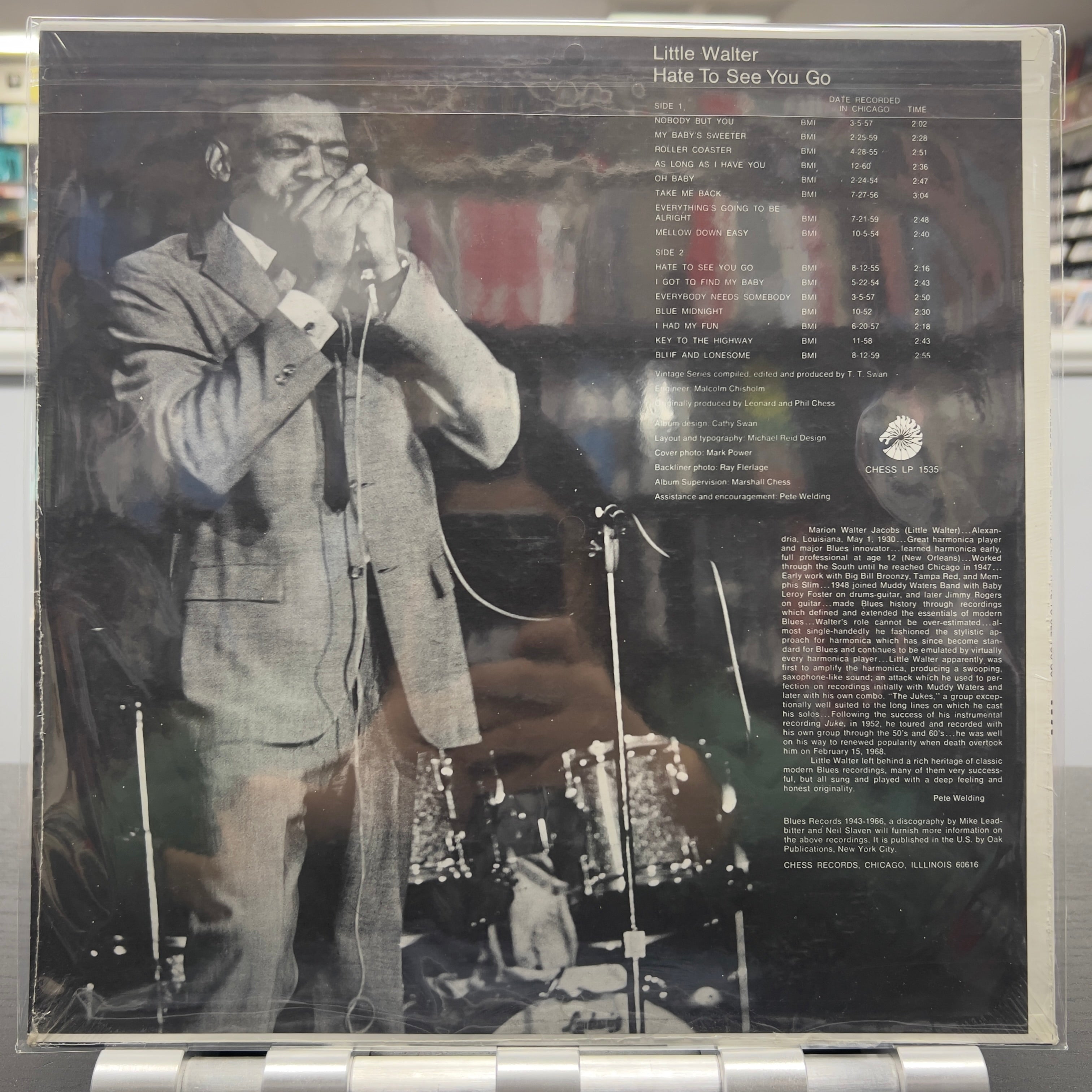 Little Walter Hate To See You Go プロモ盤 Little Walter - Hate To See You Go - LP | The 'In' Groove