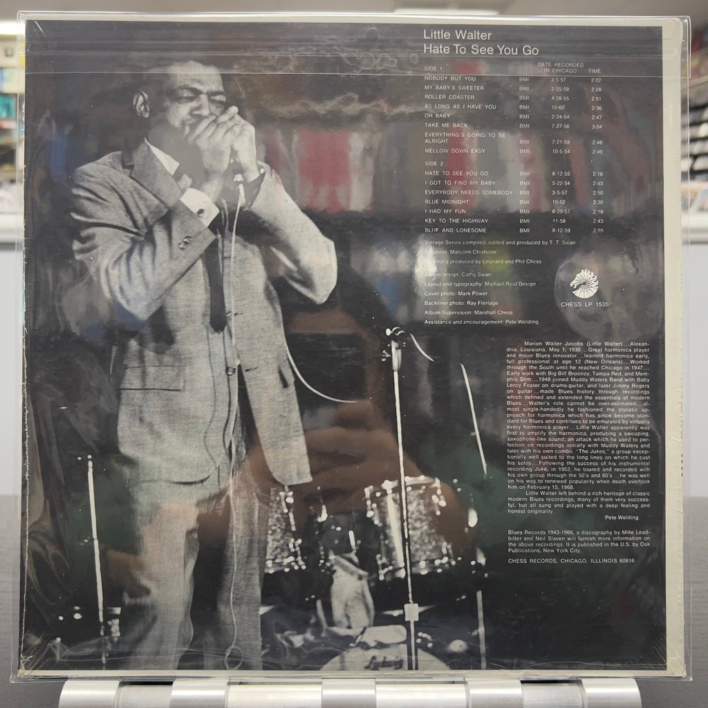 Little Walter - Hate To See You Go - LP