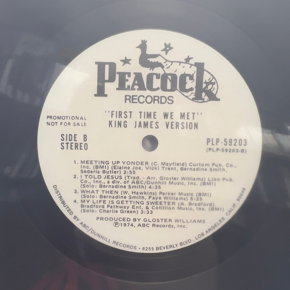 King James Version - First Time We Met - LP
