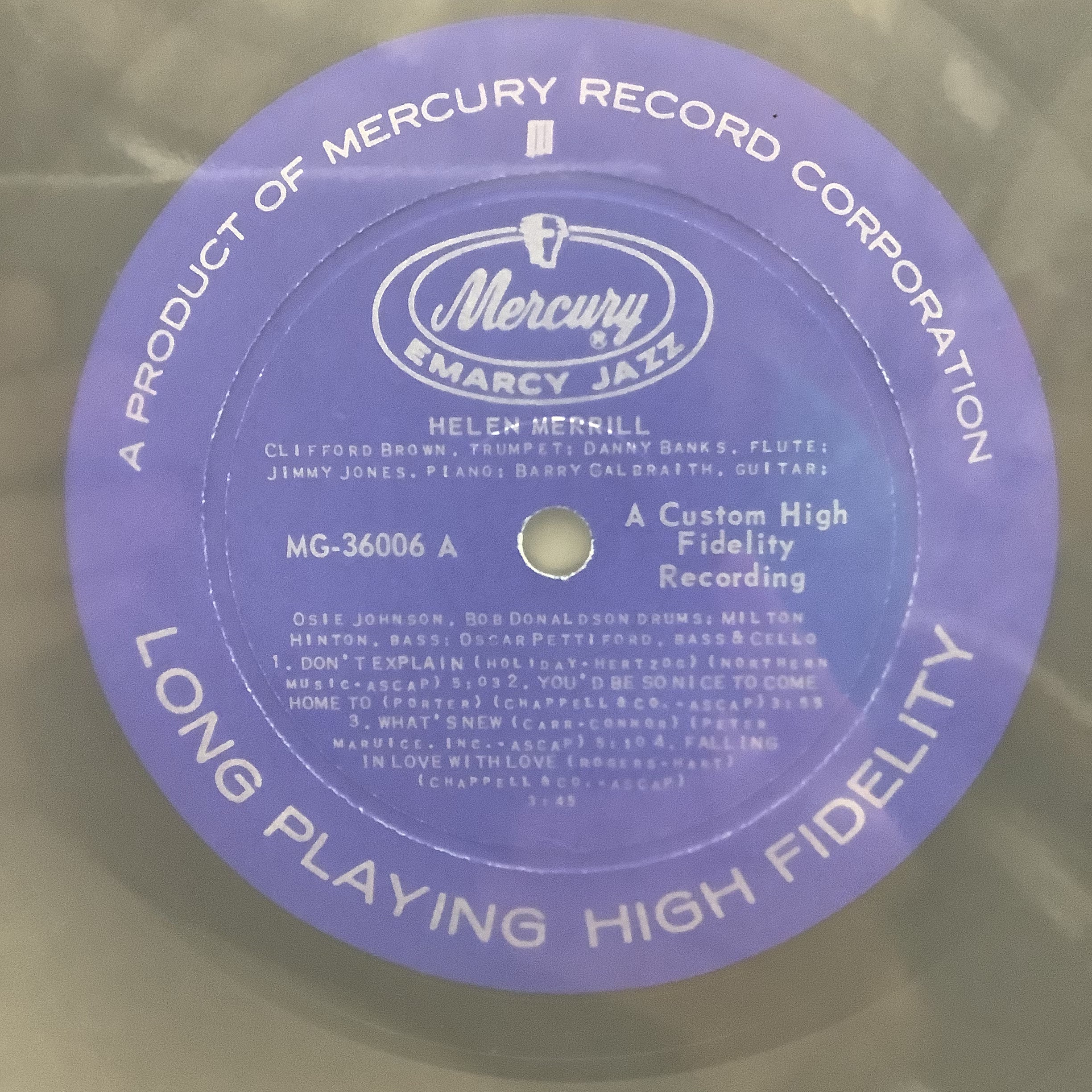 Helen Merrill - Helen Merrill - EmArcy LP