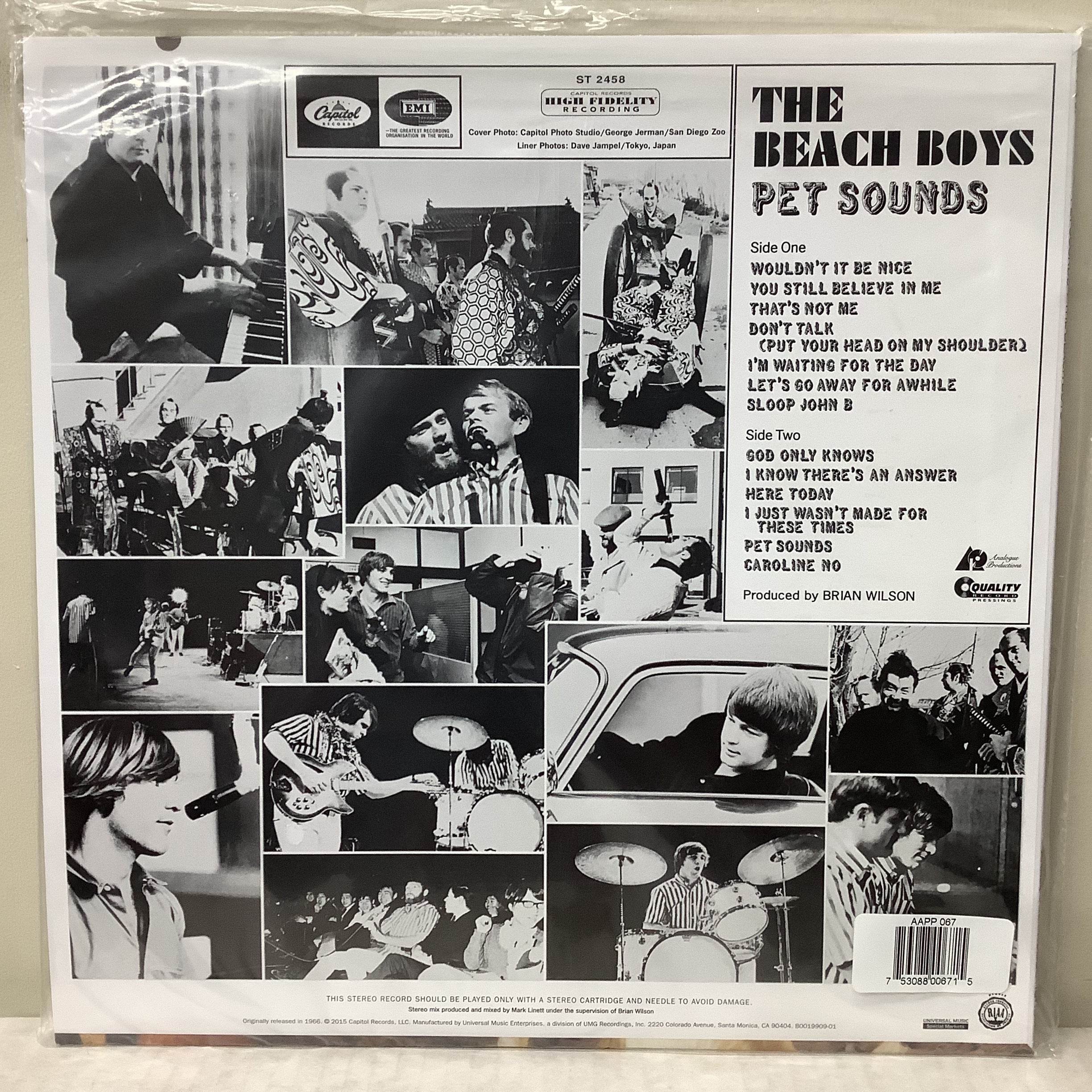 The Beach Boys - Pet Sounds - Analogue Productions Stereo LP