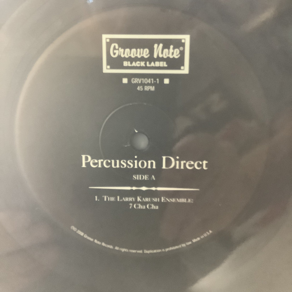 Various Artists - Percussion Direct - Groove Note Black Label 45rpm LP