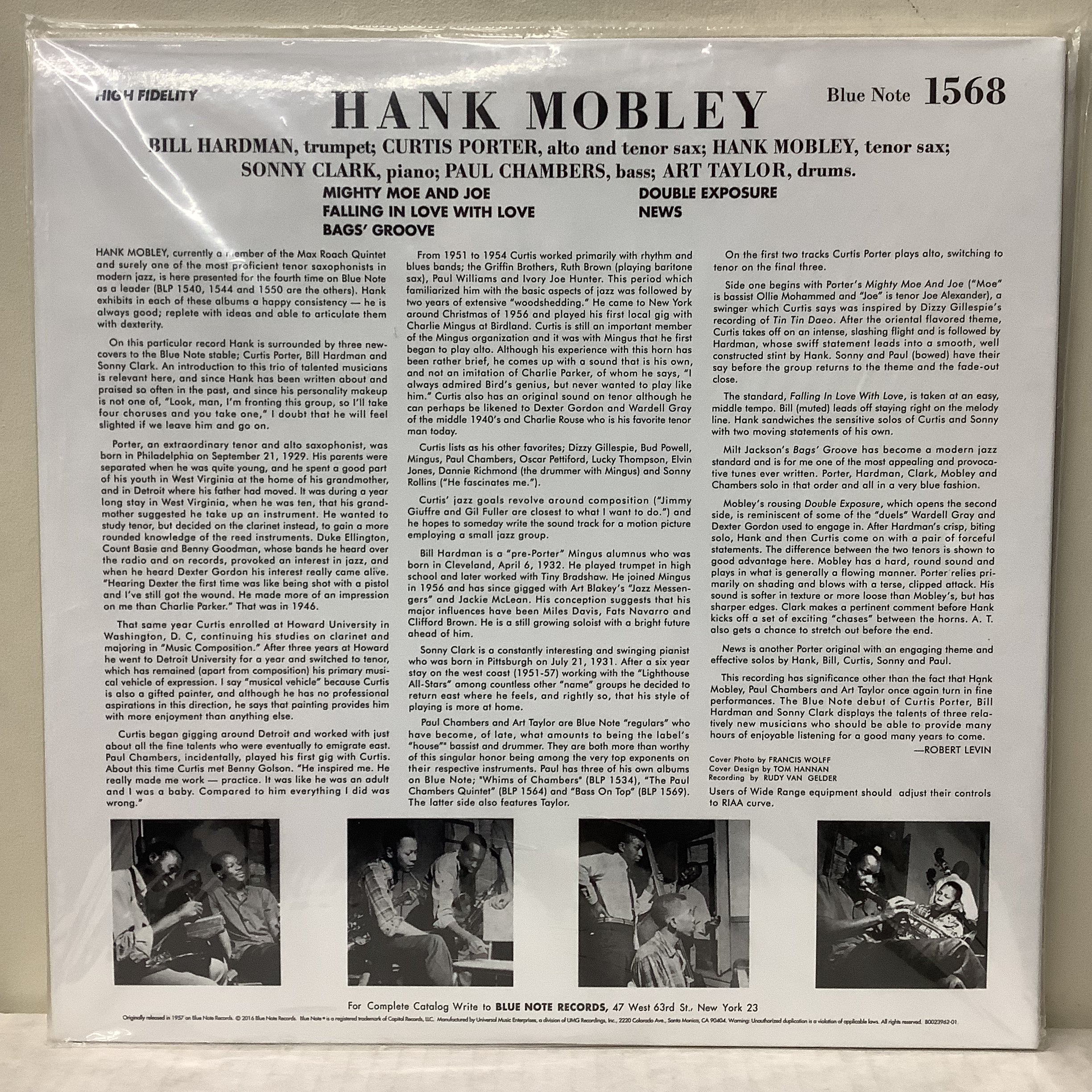 Hank Mobley - Self-Titled - Music Matters LP
