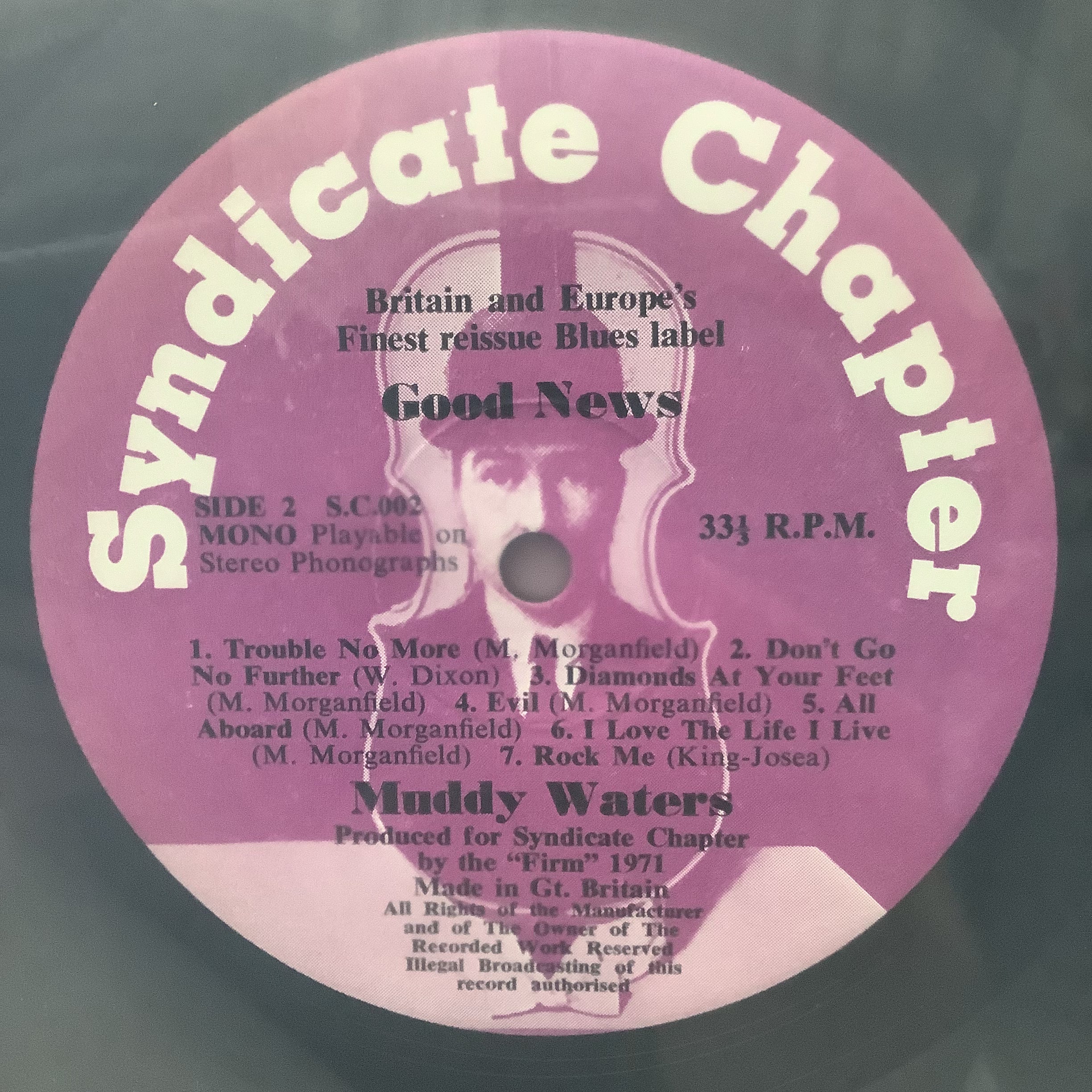 Muddy Waters - Good News Vol. 3 - Autographed LP