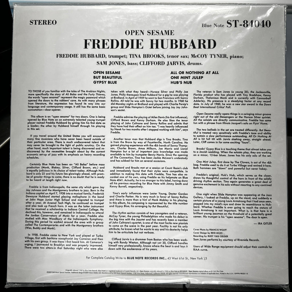 Freddie Hubbard - Open Sesame - Music Matters LP