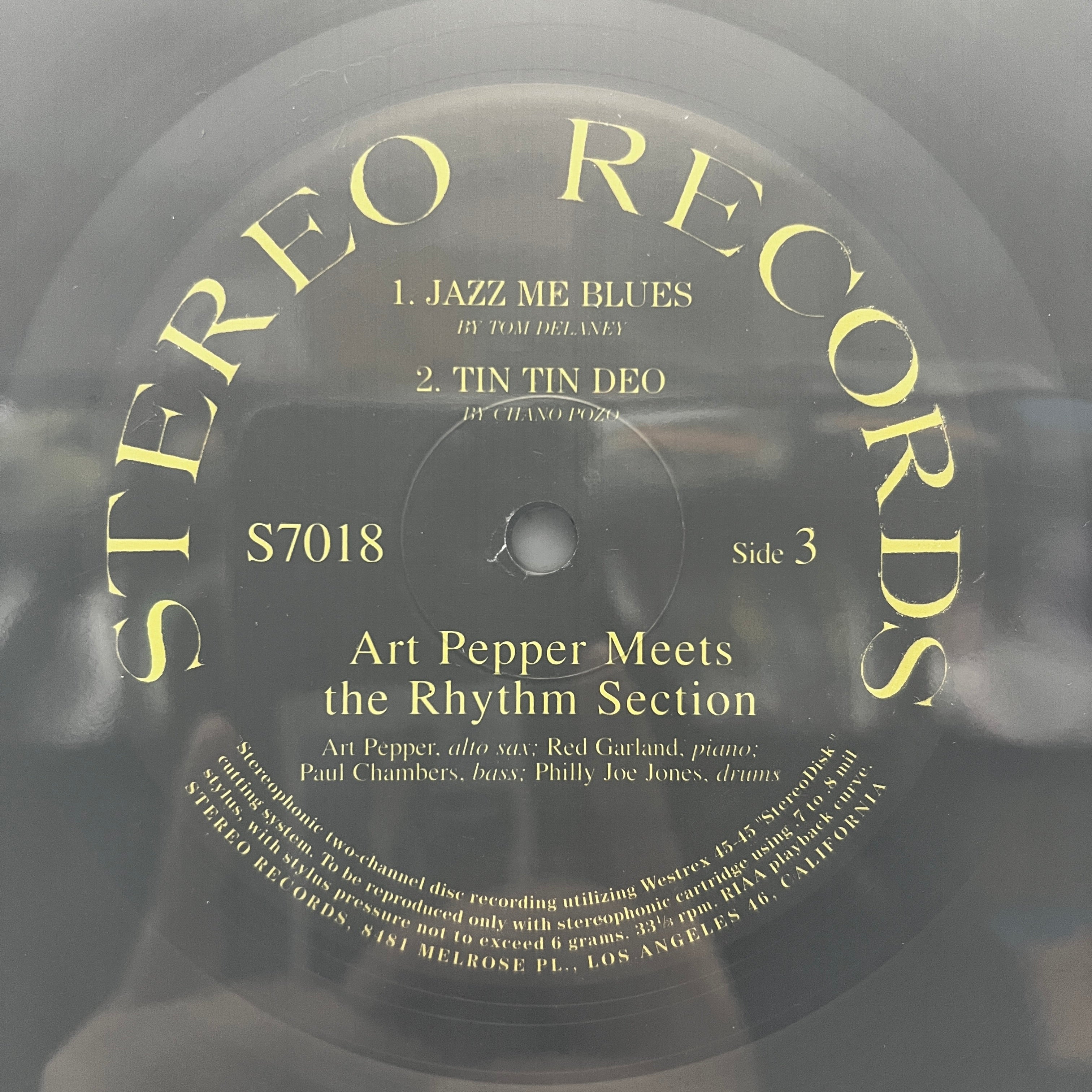 Art Pepper - Art Pepper Meets The Rhythm Section - Analogue