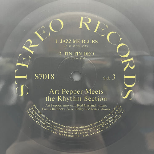 Art Pepper - Art Pepper Meets The Rhythm Section - Analogue Productions LP