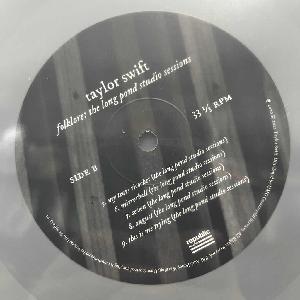 Taylor Swift - Folklore: The Long Pond Studio Sessions - LP
