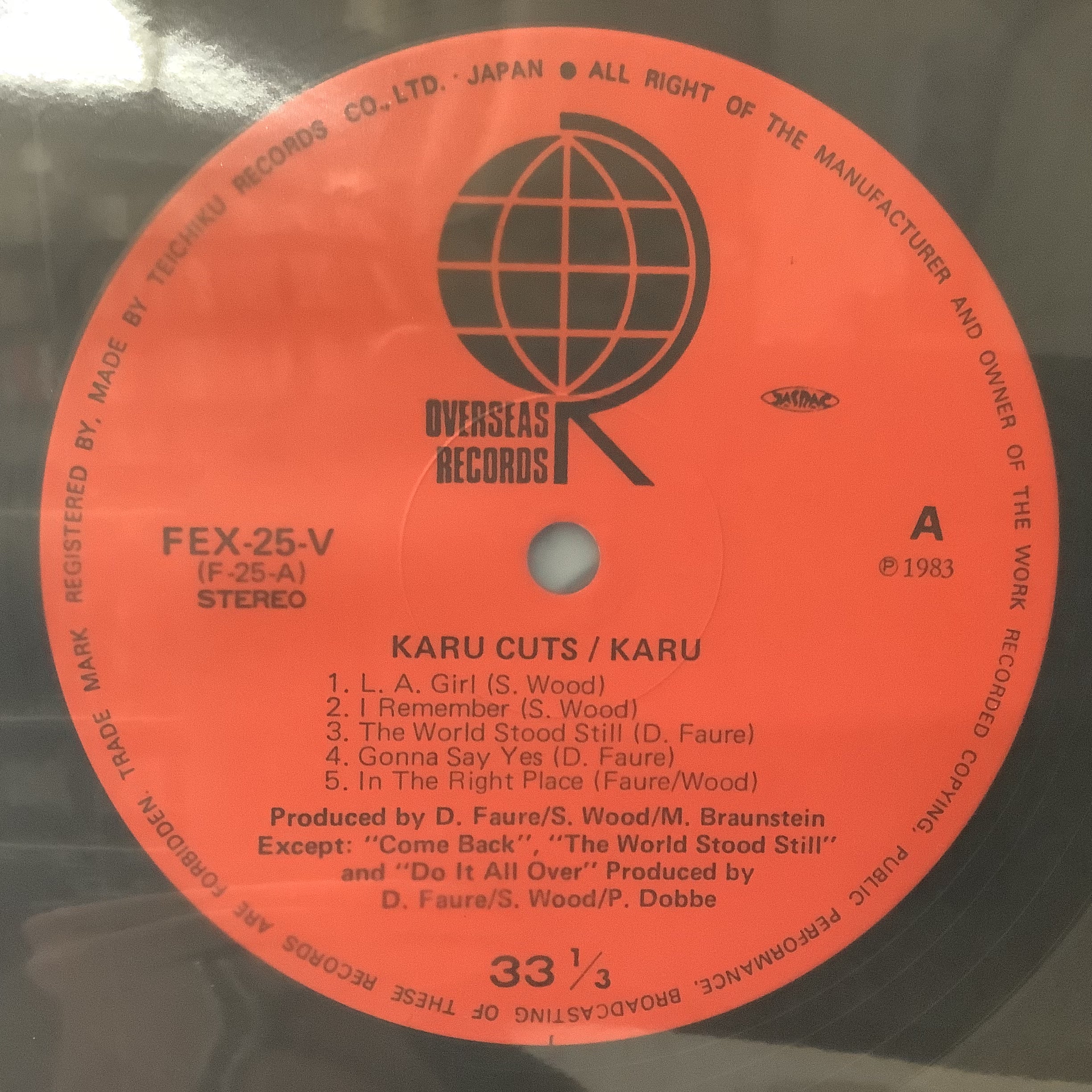 Karu - Karu Cuts - LP
