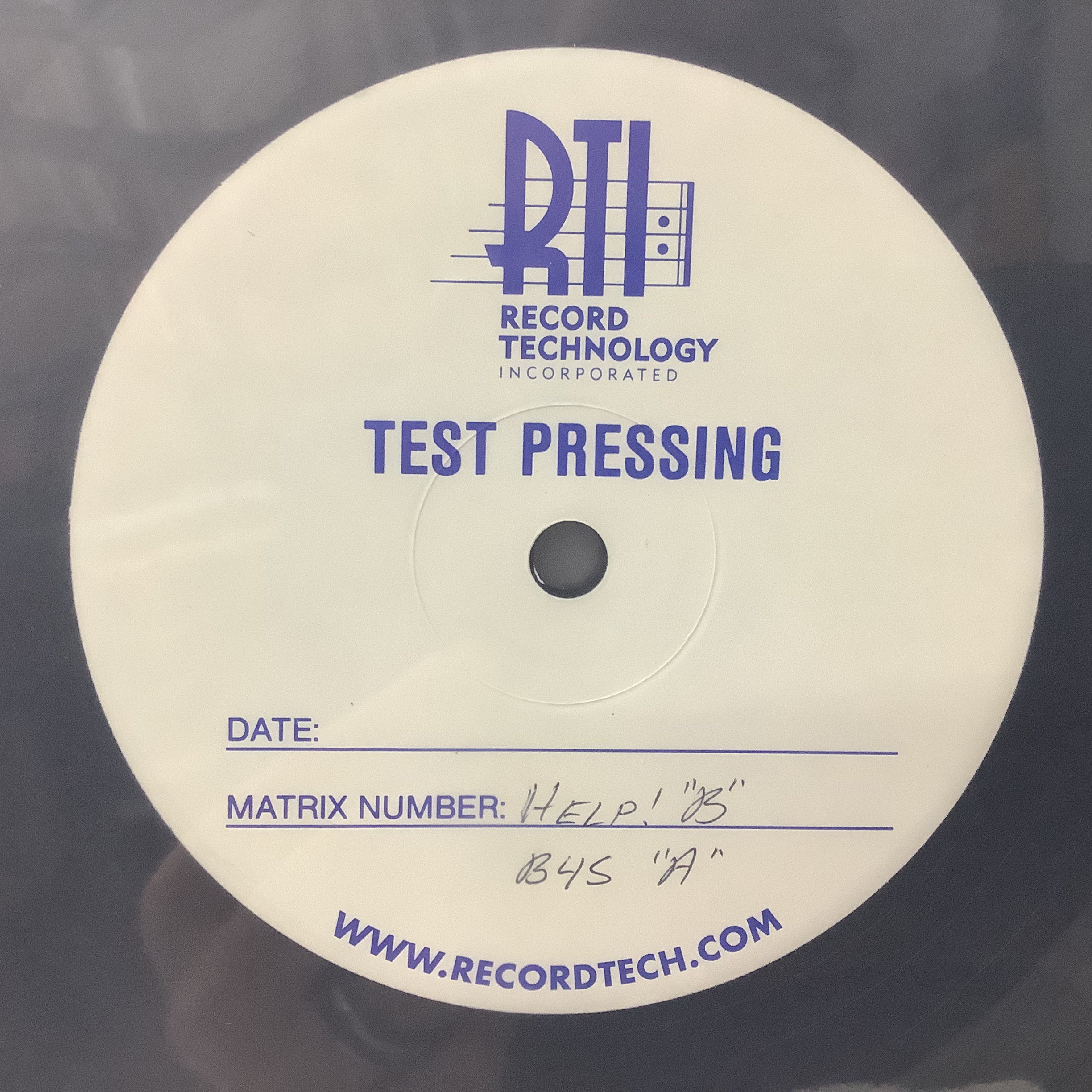 The Beatles - Help/Beatles for Sale - RTI Test Pressing LP