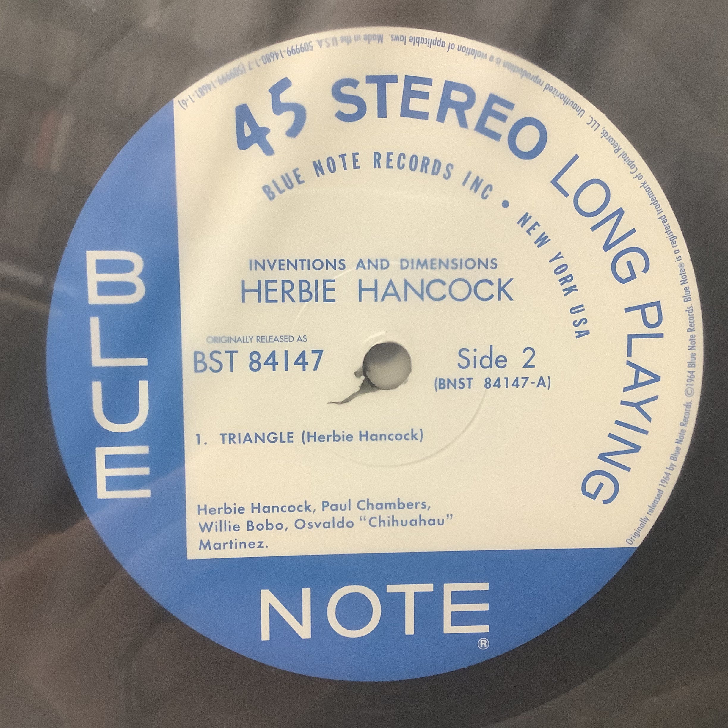 Herbie Hancock - Inventions & Dimensions - Music Matters 45RPM 2x LP