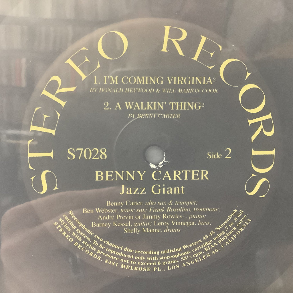 Benny Carter - Jazz Giant - Analogue Productions 45RPM 2x LP