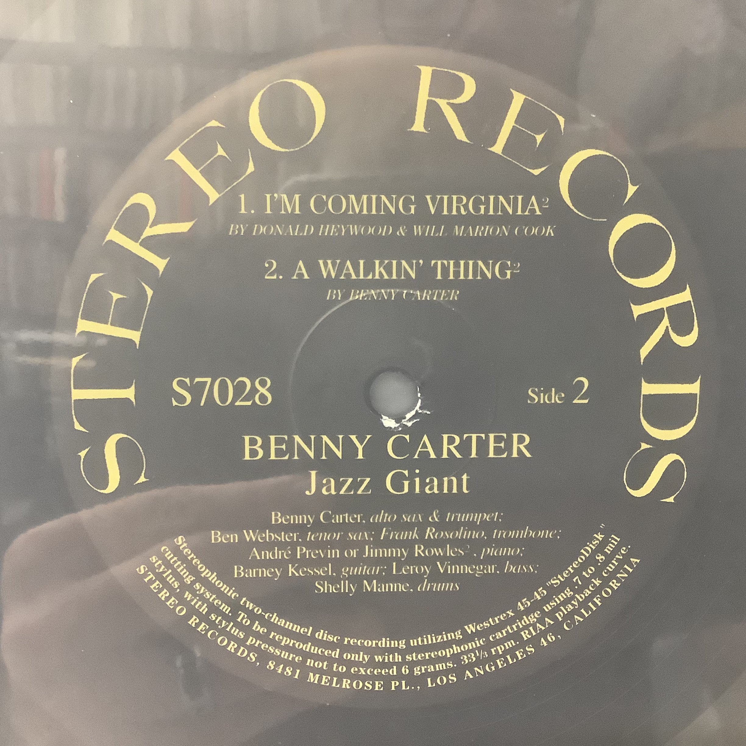 Benny Carter - Jazz Giant - Analogue Productions 45RPM 2x LP