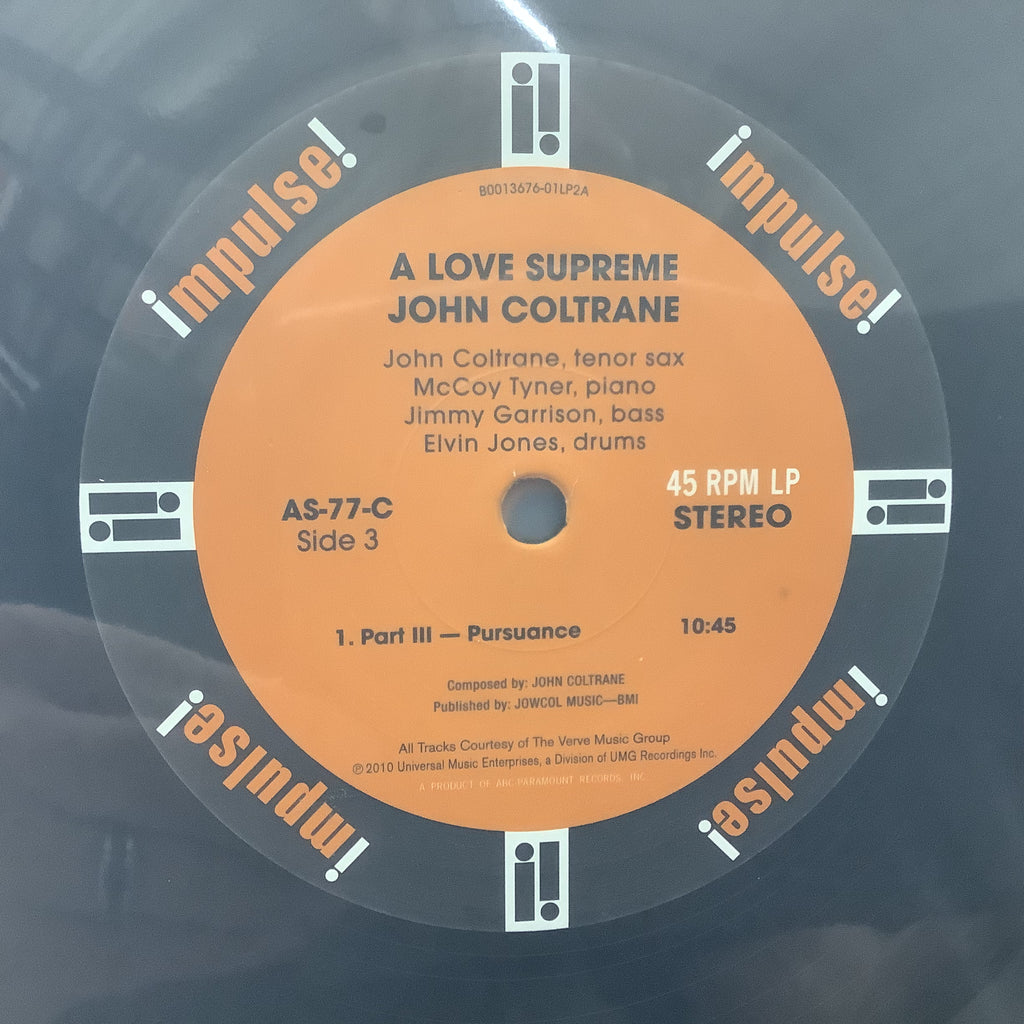 John Coltrane - A Love Supreme - Analogue Productions 45RPM 2x LP