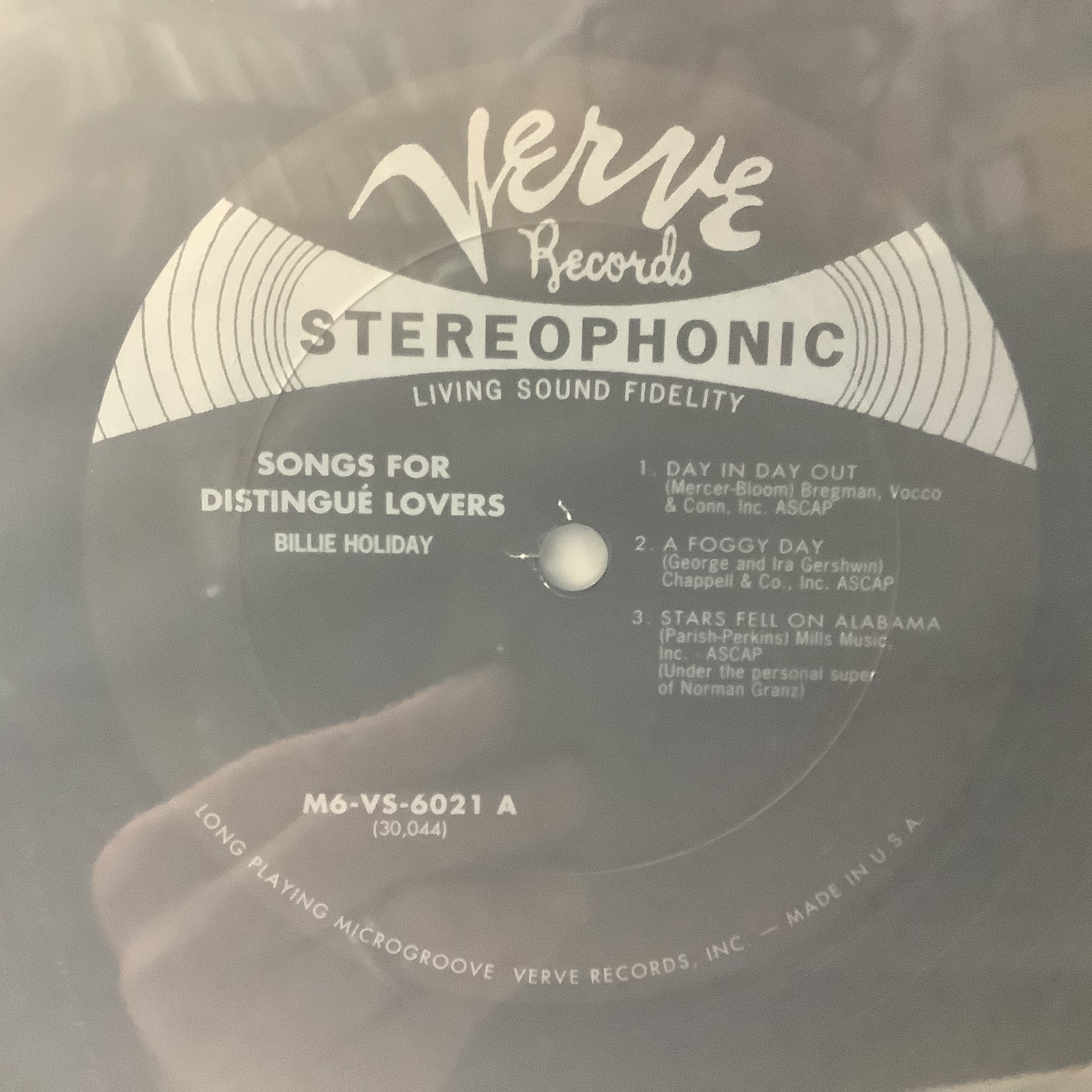 Billie Holiday - Songs for Distinguė Lovers - Classic Records Quiex SV-P LP