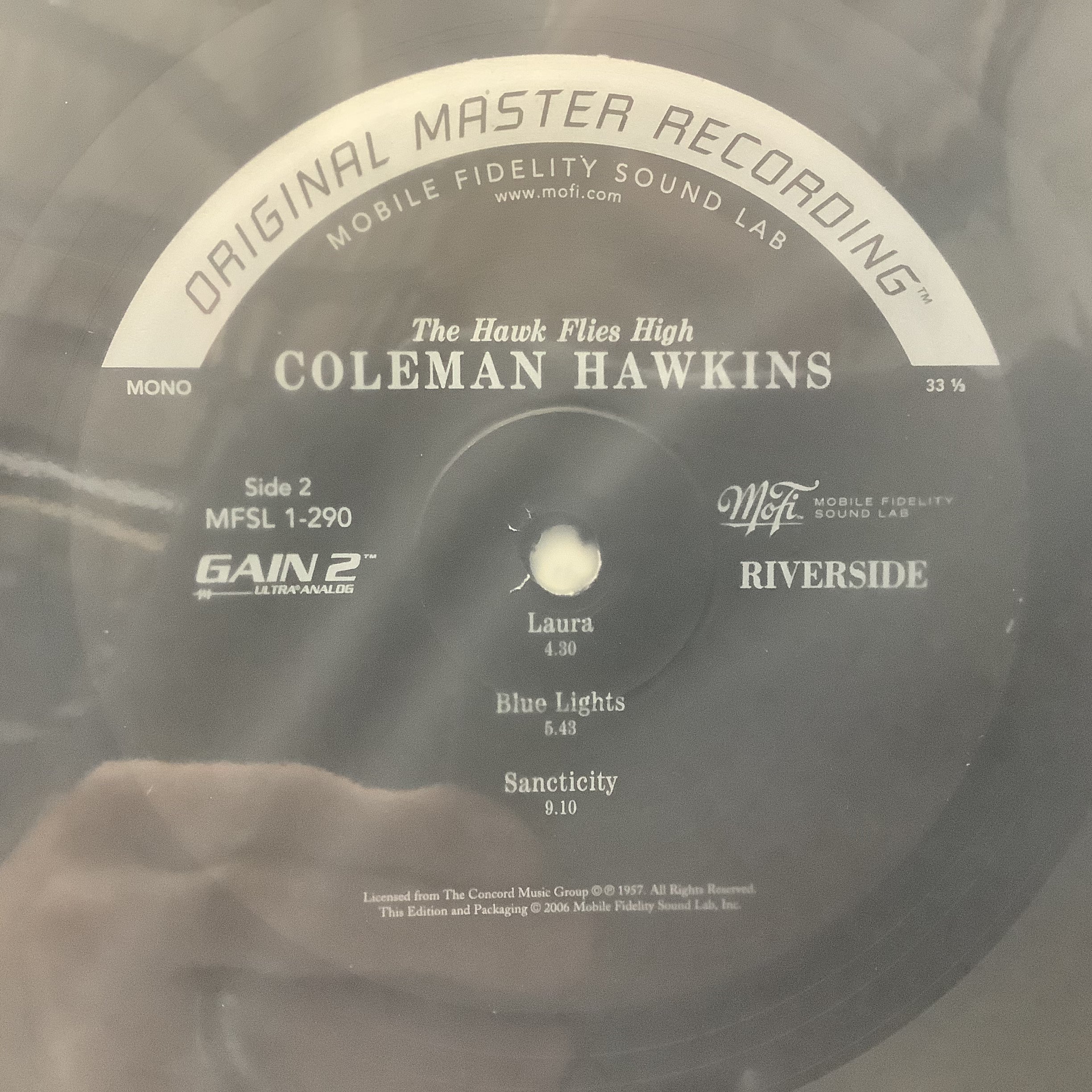 Coleman Hawkins - The Hawk Flies High - MFSL LP