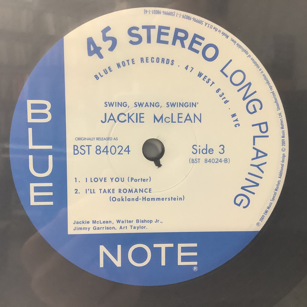 Jackie McLean - Swing Swang Swingin' - Music Matters 45RPM 2x LP