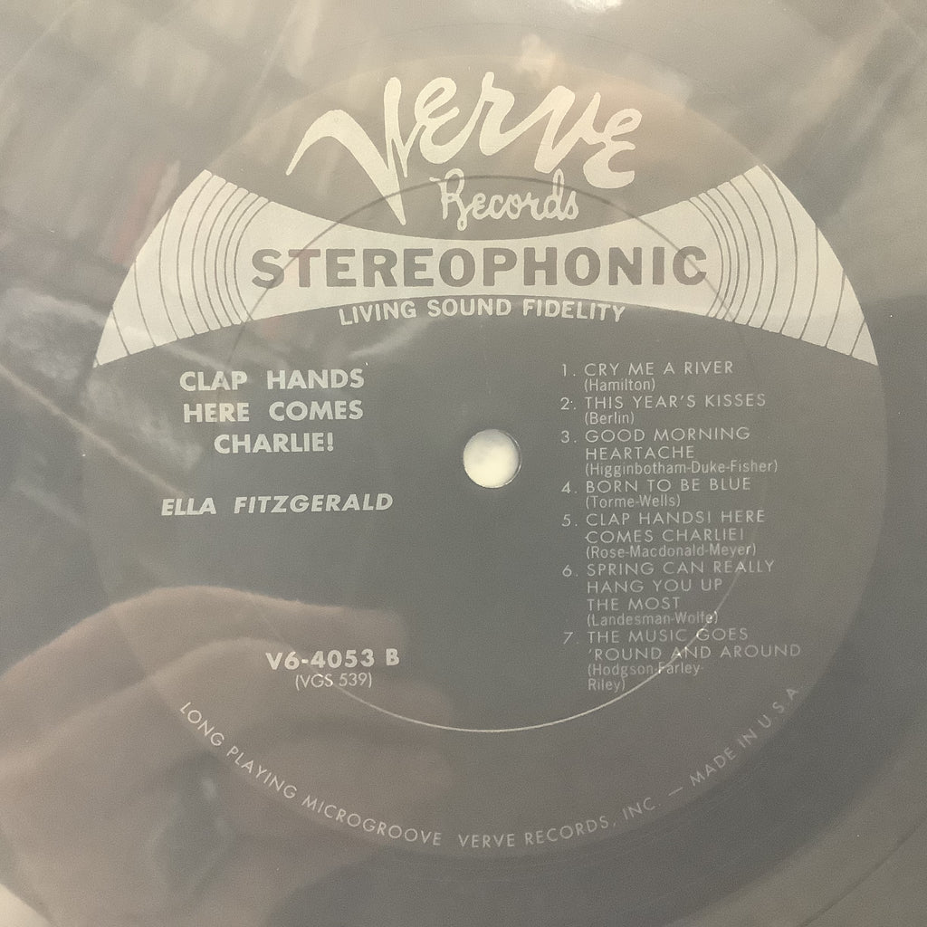 Ella Fitzgerald - Clap Hands, Here Comes Charlie! - Classic Records LP