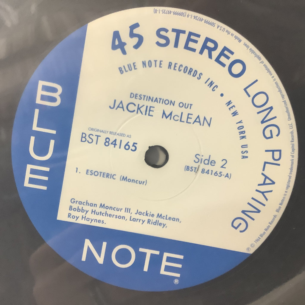 Jackie McLean - Destination Out - Music Matters 45RPM 2x LP