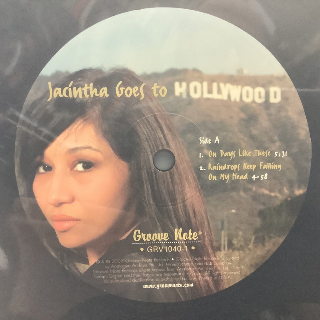 Jacintha - Jacintha Goes to Hollywood - Groove Note 45RPM 2x LP