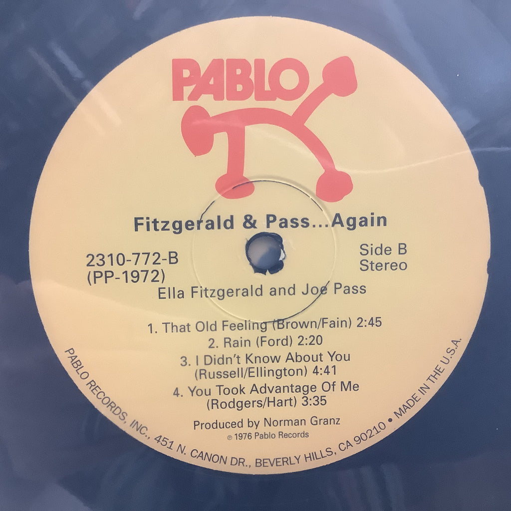 Ella Fitzgerald & Joe Pass - Firzgerald & Pass... Again - Analogue Productions 45RPM 2xLP