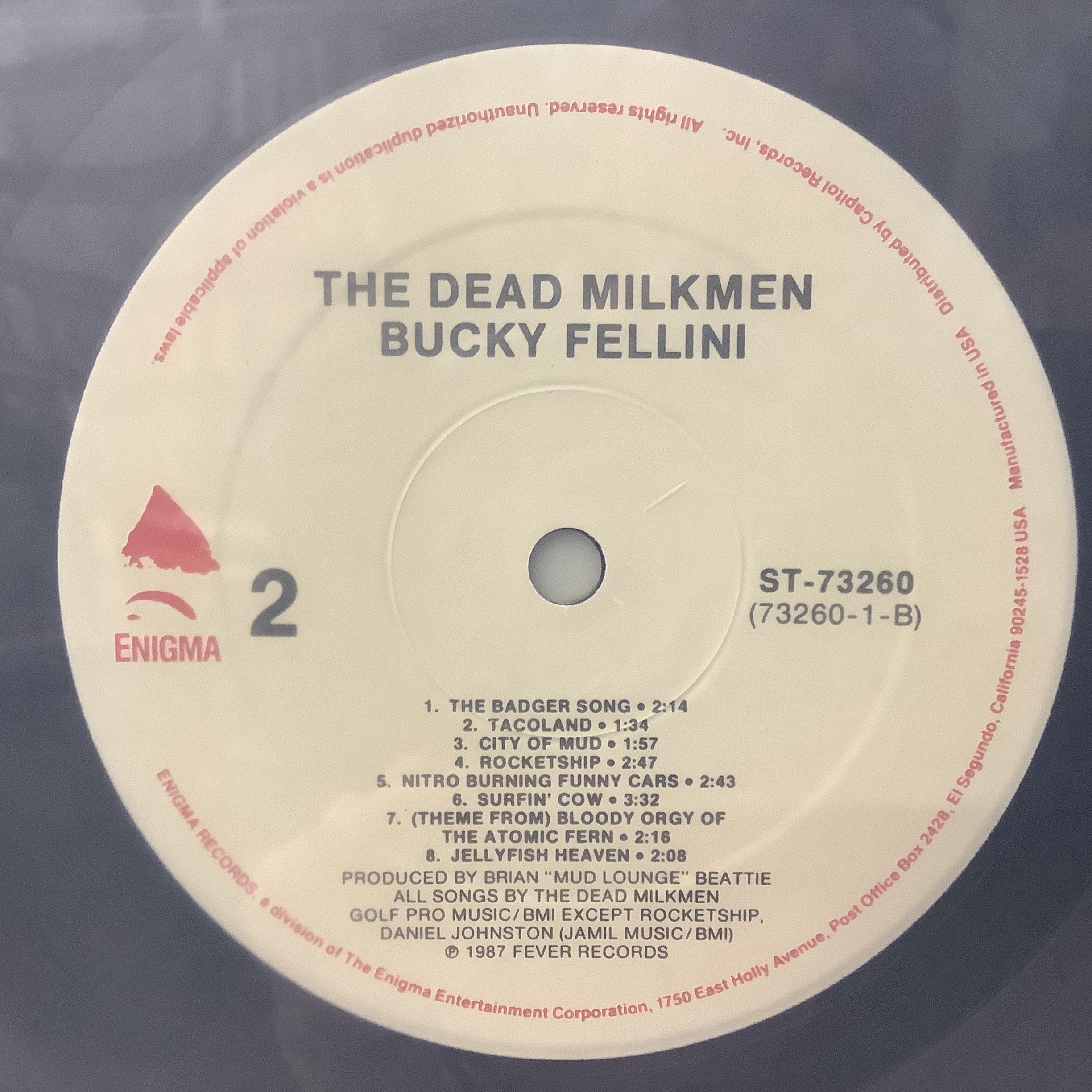 The Dead Milkmen - Bucky Fellini - LP