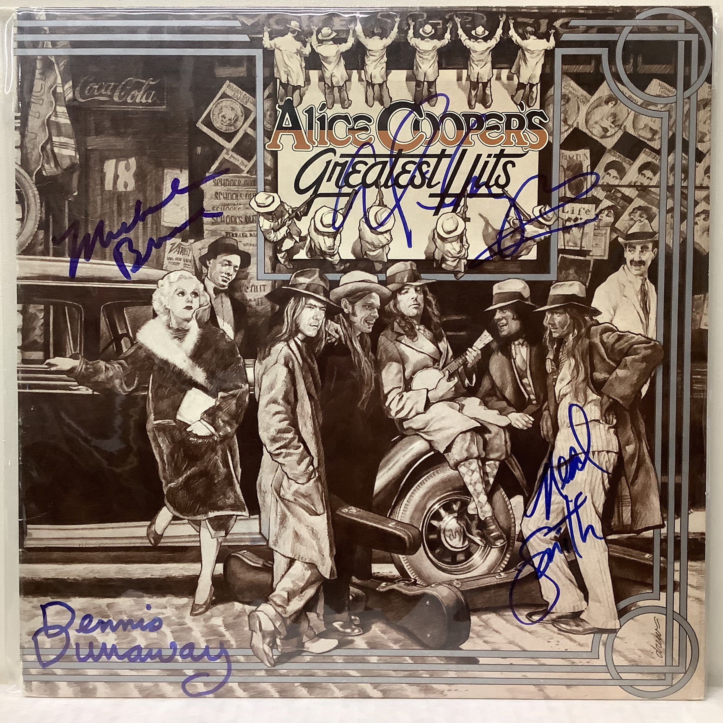 Alice Cooper - Alice Cooper's Greatest Hits - Autographed LP