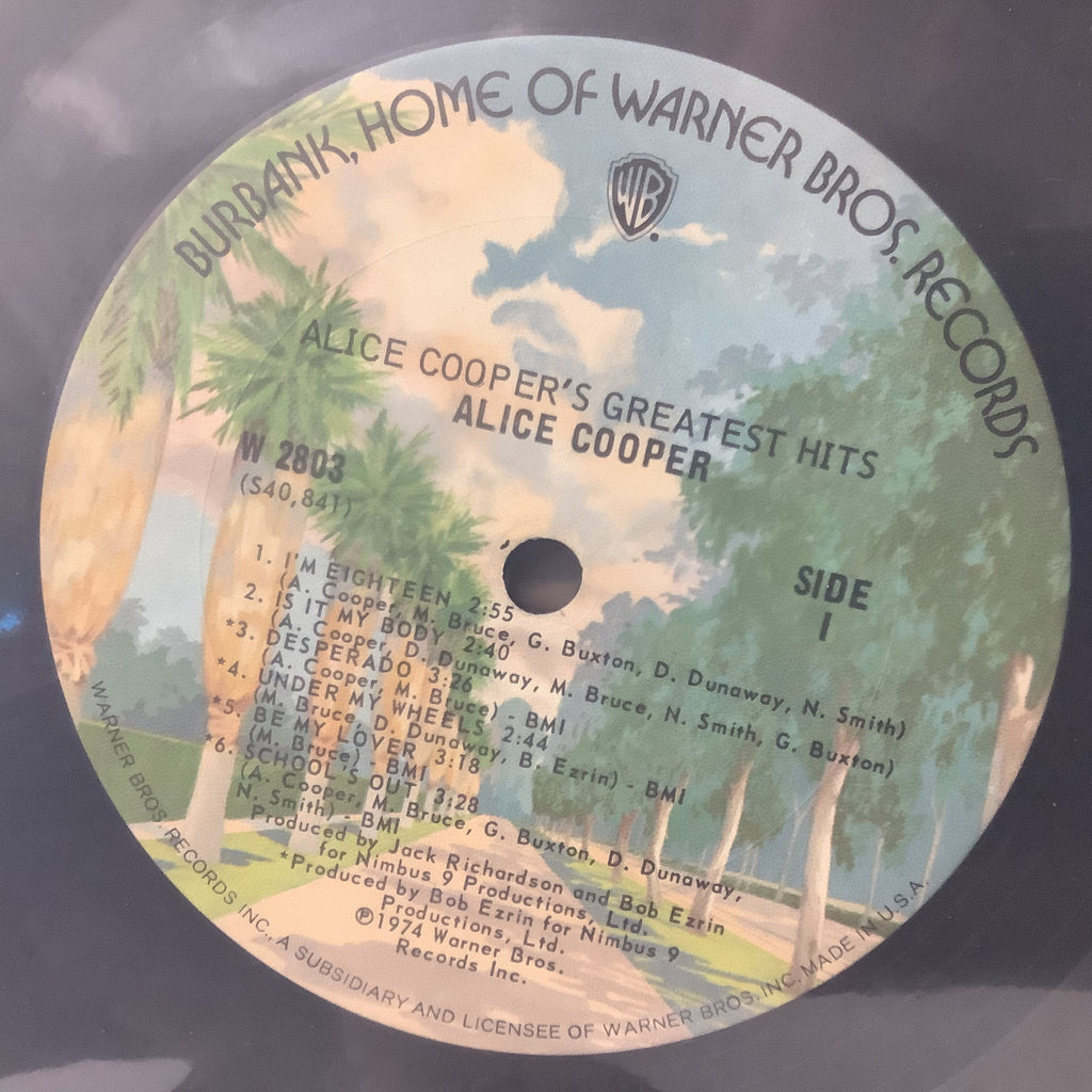 Alice Cooper - Alice Cooper's Greatest Hits - Autographed LP