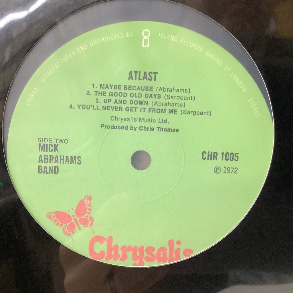 Mick Abrahams - Atlast - UK LP