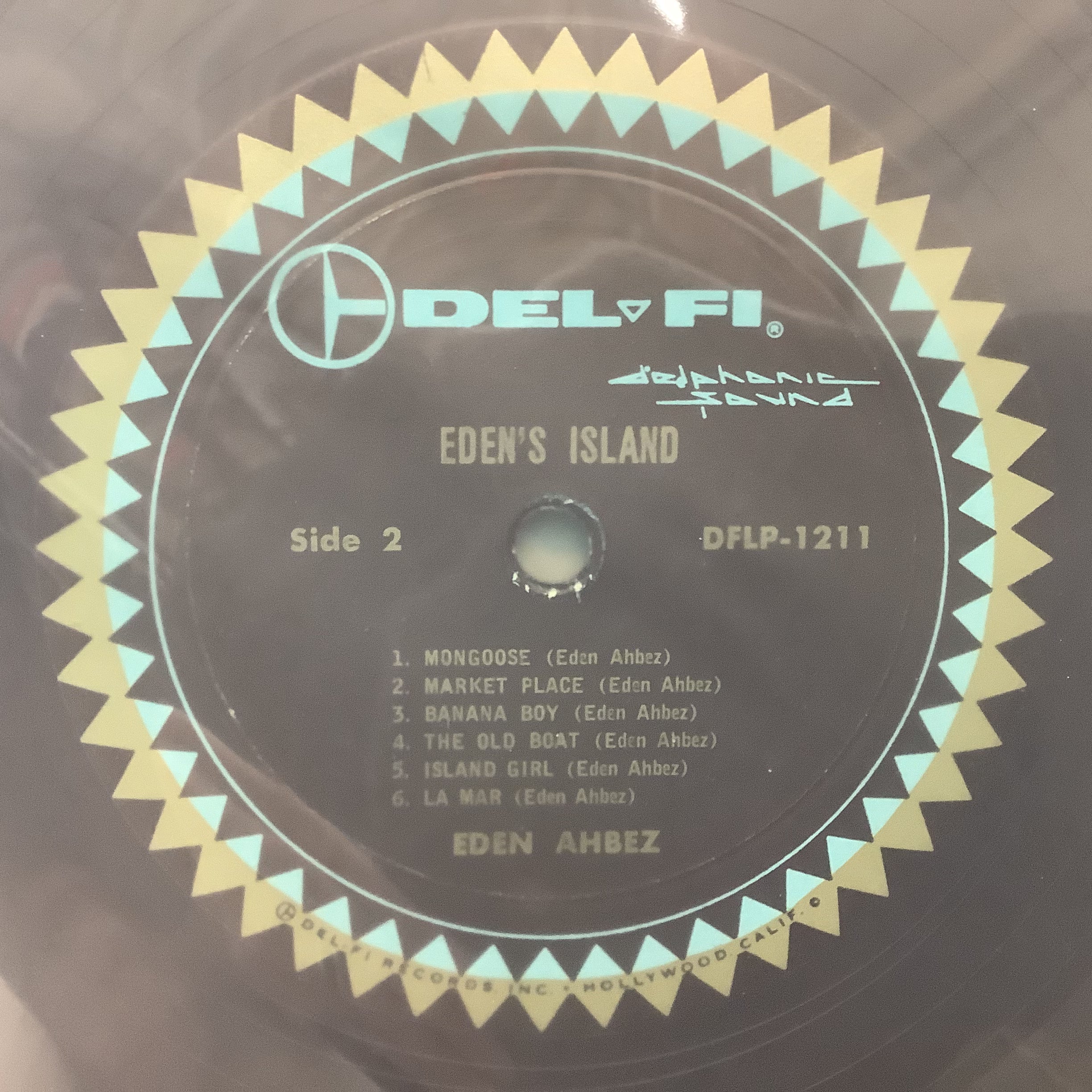 Eden Ahbez - Eden's Island - Autographed Del-Fi LP