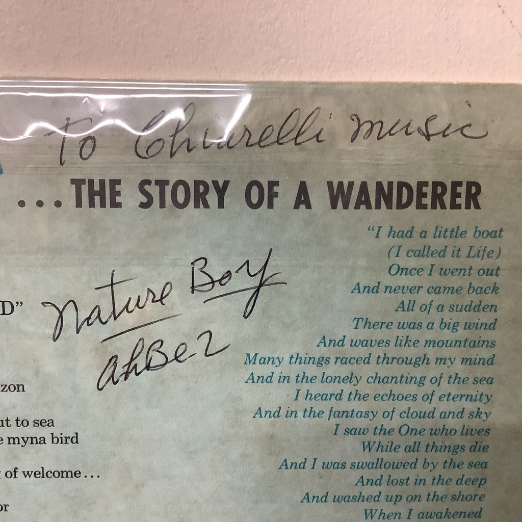 Eden Ahbez - Eden's Island - Autographed Del-Fi LP