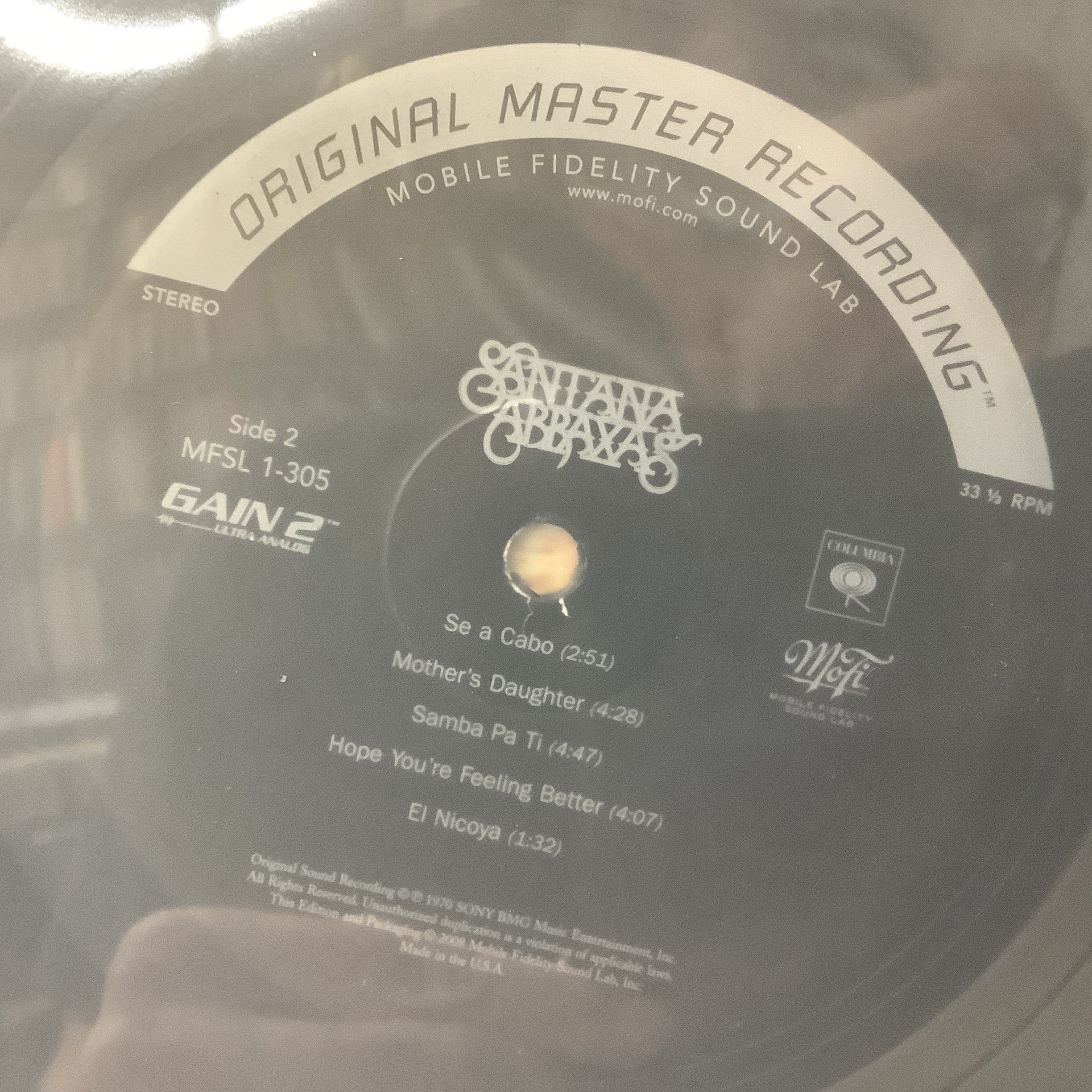 Santana - Abraxas - MFSL LP