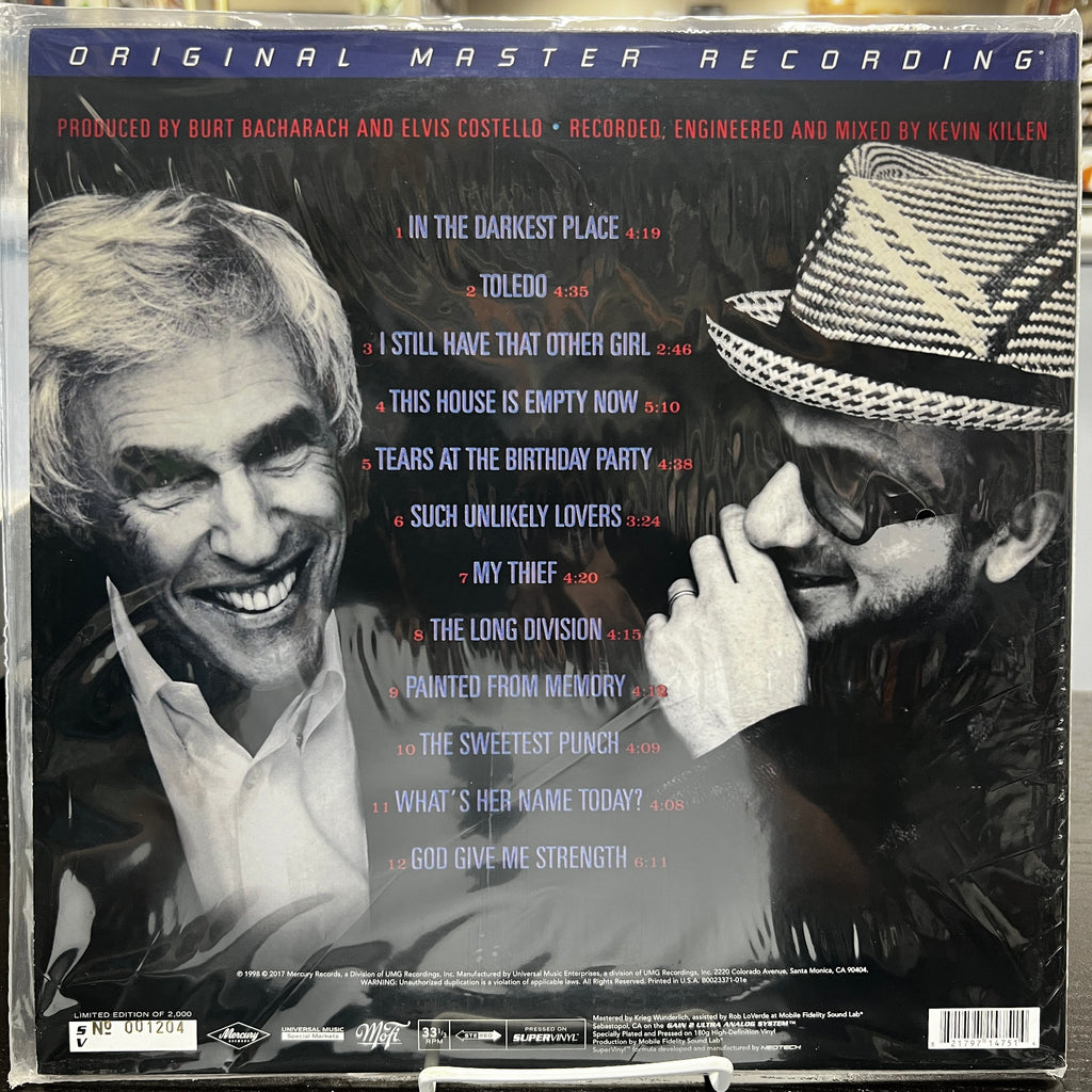 Elvis Costello With Burt Bacharach - Painted From Memory - MFSL LP