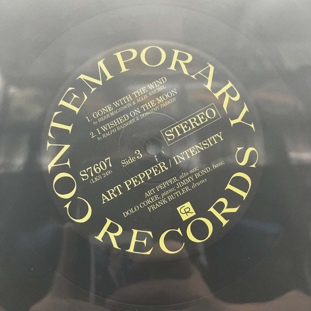 Art Pepper - Intensity - Analogue Productions 45rpm LP