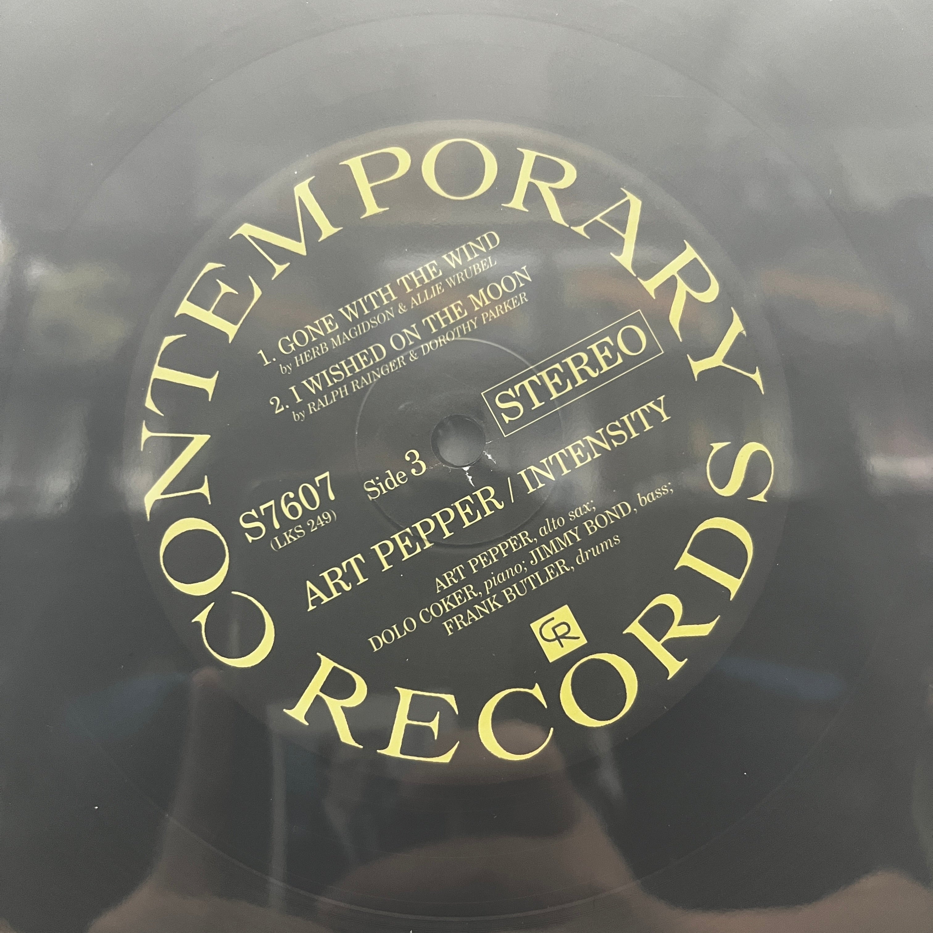 Art Pepper - Intensity - Analogue Productions 45rpm LP