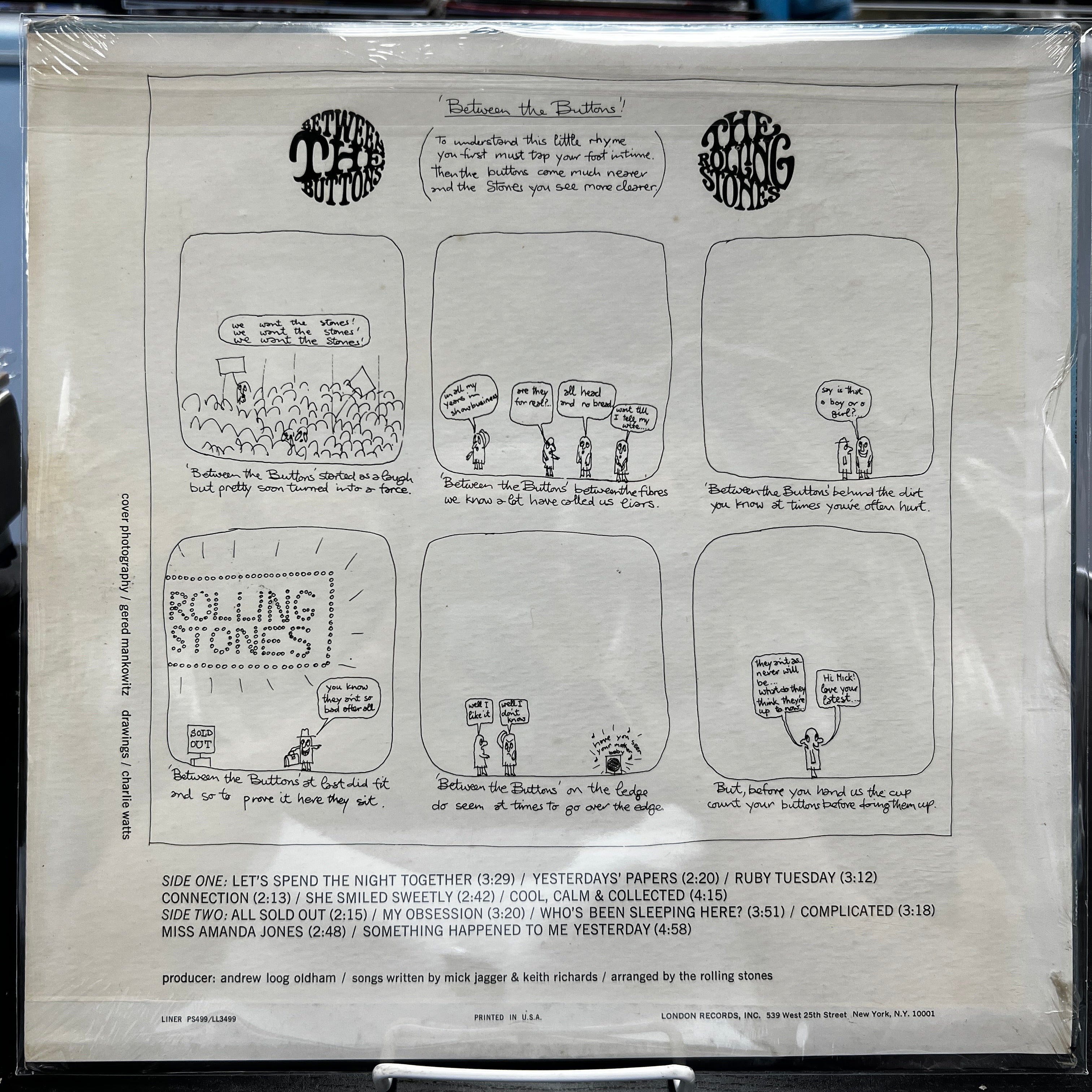 The Rolling Stones - Between The Buttons - LP