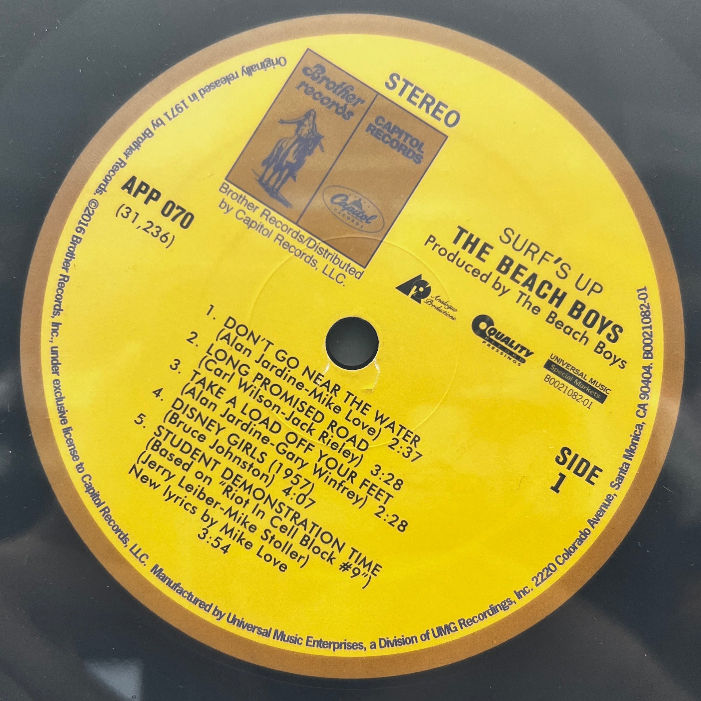 The Beach Boys - Surf's Up - Analogue Productions LP