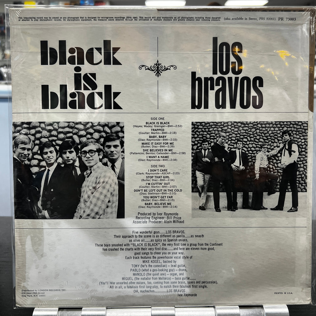 Los Bravos - Black Is Black - LP